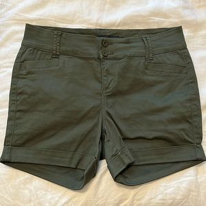 Torrid Size 12 Olive Green Cotton Shorts